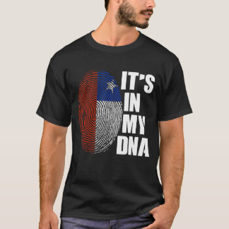 Es ist in meiner chilenischen Dna-Chile-Flagge chi T-Shirt