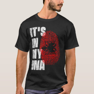 ES IST IN MEINER DNA, Albanien Flag T-Shirt