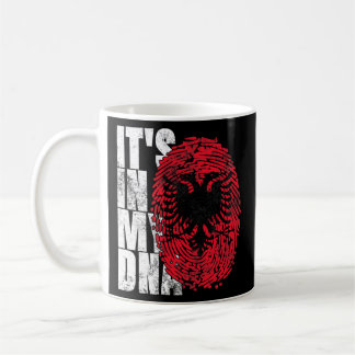 Es ist in meiner DNA Albanien Grafik für Männer Fr Kaffeetasse