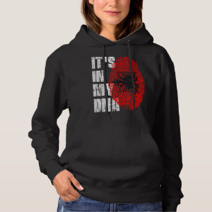 Es ist in meiner DNA Albanienflagge Albanisch Hoodie