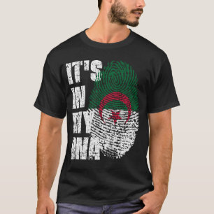 ES IST IN MEINER DNA Algerien Flag Boy Girl Gift T-Shirt