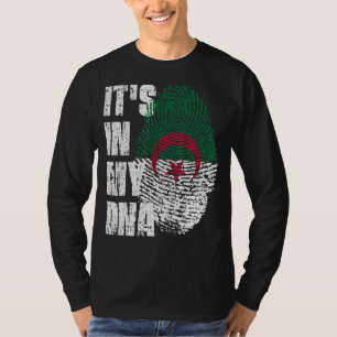 Es ist in meiner DNA-Algerien-Flagge Algerisch T-Shirt
