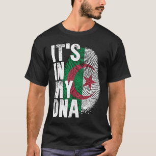 ES IST IN MEINER DNA Algerische Fahne Männer Pri T-Shirt