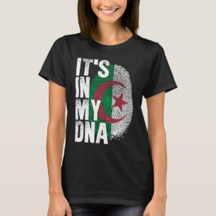 ES IST IN MEINER DNA Algerische Fahne Männer Pri T-Shirt
