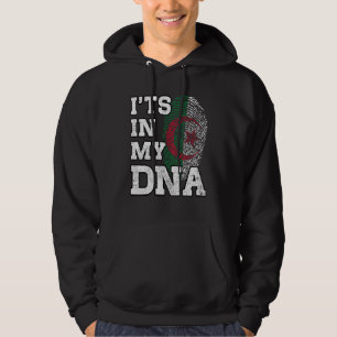 Es ist in meiner DNA algerische Fingerabdruck stol Hoodie