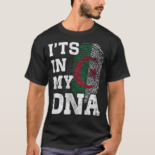 Es ist in meiner DNA algerische Fingerabdruck stol T-Shirt