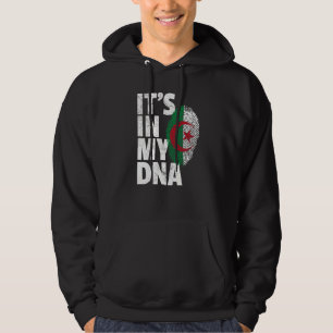 Es ist in meiner DNA algerischen Flagge Männer Fra Hoodie