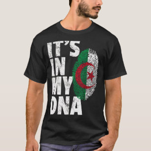 Es ist in meiner DNA algerischen Flagge Männer Fra T-Shirt
