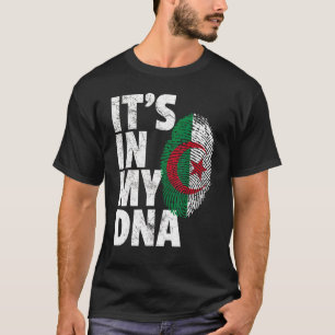 Es ist in meiner DNA algerischen Flagge Männer Fra T-Shirt