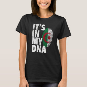 Es ist in meiner DNA algerischen Flagge Männer Fra T-Shirt