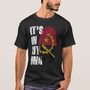 Es ist in meiner DNA-Angola-Flagge Angolan T-Shirt