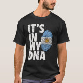 Es ist in meiner DNA Argentinien Flag Offiziellen T-Shirt (Vorderseite)