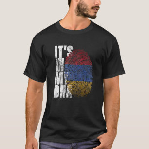 Es ist in meiner DNA armenischer Zeichenstolz auf T-Shirt