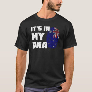 Es ist in meiner DNA Australien Flag Fingerprint M T-Shirt