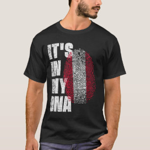 ES IST IN MEINER DNA-Austria-Flagge T-Shirt