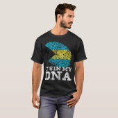Es ist in meiner DNA bahamian Geschenke Fingerprin T-Shirt (Vorne ganz)