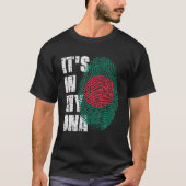 Es ist in meiner DNA, Bangladesch Flag Bangladesch T-Shirt (Vorderseite)