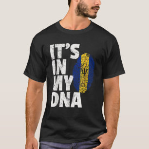 ES IST IN MEINER DNA Barbados Fahne Männer Frauen T-Shirt