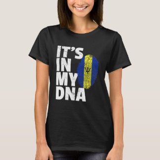 Es Ist In Meiner Dna Barbados-Flagge Stolz Nationa T-Shirt