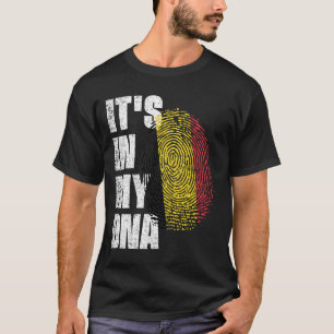 ES IST IN MEINER DNA-Belgien-Flagge T-Shirt