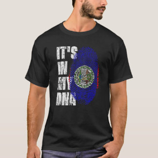 Es ist in meiner DNA Belize Flag Belizean T-Shirt