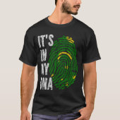 ES IST IN MEINER DNA-Cocos (Keeling)-Islands-Fahne T-Shirt (Vorderseite)