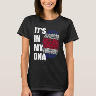 Es ist in meiner DNA Costa Rica Fingerprint Roots T-Shirt