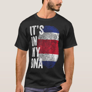 Es Ist In Meiner Dna Costa Rica-Flagge Costa Rica- T-Shirt