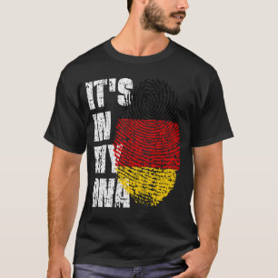 ES IST IN MEINER DNA Deutschland Flag Jungs Mädche T-Shirt