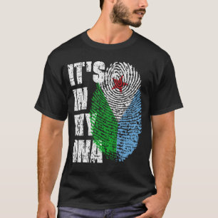ES IST IN MEINER DNA Dschibuti Flag Junge Mädchen  T-Shirt