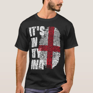 ES IST IN MEINER DNA England Flagge Englisch T-Shirt