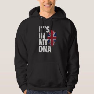 Es ist in meiner DNA-England-Flagge Hoodie