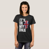 Es ist in meiner DNA-England-Flagge T-Shirt (Vorne ganz)