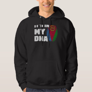 Es ist in meiner DNA Eritrea Flag Fingerabdruck Mä Hoodie