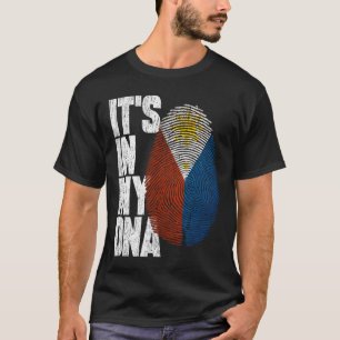 Es ist in meiner DNA Filipino Shirt Proud Geschenk