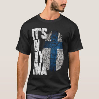 Es ist in meiner DNA finnischen Shirt Proud Hispan