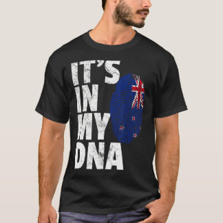 Es ist in meiner DNA-Flagge Neuseelands Männer Fra T-Shirt