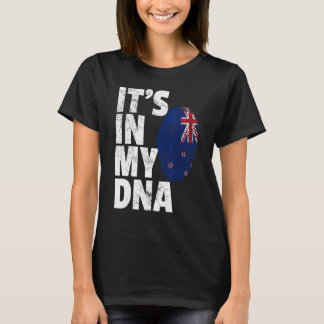 Es ist in meiner DNA-Flagge Neuseelands Männer Fra T-Shirt