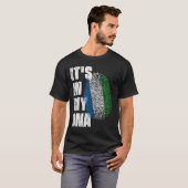 ES IST IN MEINER DNA-Flagge Sierra Leones T-Shirt (Vorne ganz)