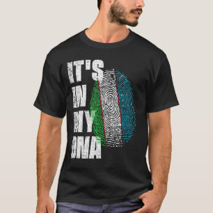 ES IST IN MEINER DNA-Flagge Usbekistans T-Shirt