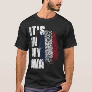 ES IST IN MEINER DNA-Frankreich-Flagge T-Shirt