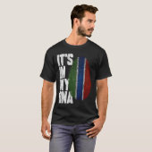 Es ist in meiner DNA-Gambian-Stolz-Flagge T-Shirt (Vorne ganz)