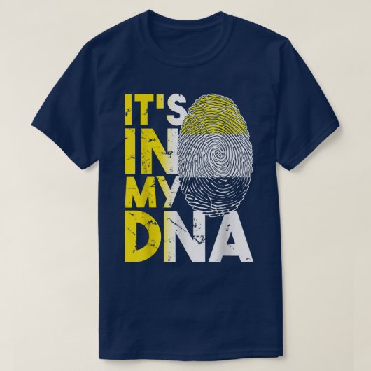 Es ist in meiner DNA Garifuna Flag Afro Karibik T-Shirt (Design vorne)