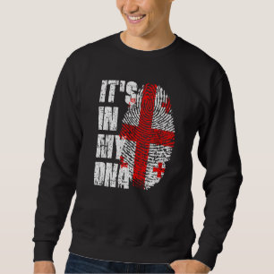 Es ist in meiner DNA-Georgia-Flagge georgisch Sweatshirt