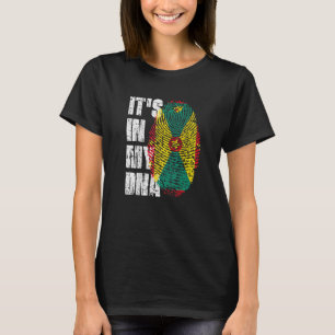 Es Ist In Meiner Dna Grenada Flagge Grenadisch T-Shirt