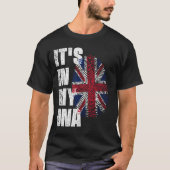 ES IST IN MEINER DNA, Großbritannien-Flagge T-Shirt (Vorderseite)