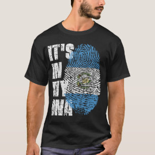 ES IST IN MEINER DNA Guatemala-Flagge Jungen Mädch T-Shirt