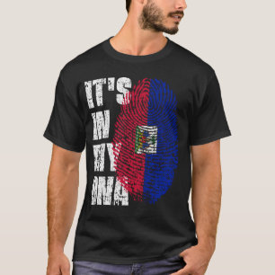 ES IST IN MEINER DNA Haiflag Flag Boy Girl Gift T-Shirt