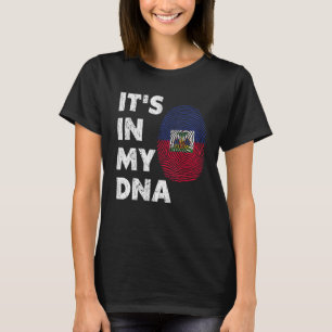 ES IST IN MEINER DNA Haiti Haitianische Fahne Prid T-Shirt