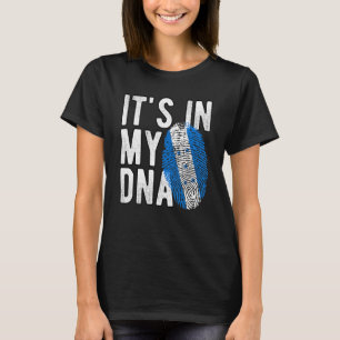 es ist in meiner DNA Honduras-Flagge Fingerprint T-Shirt
